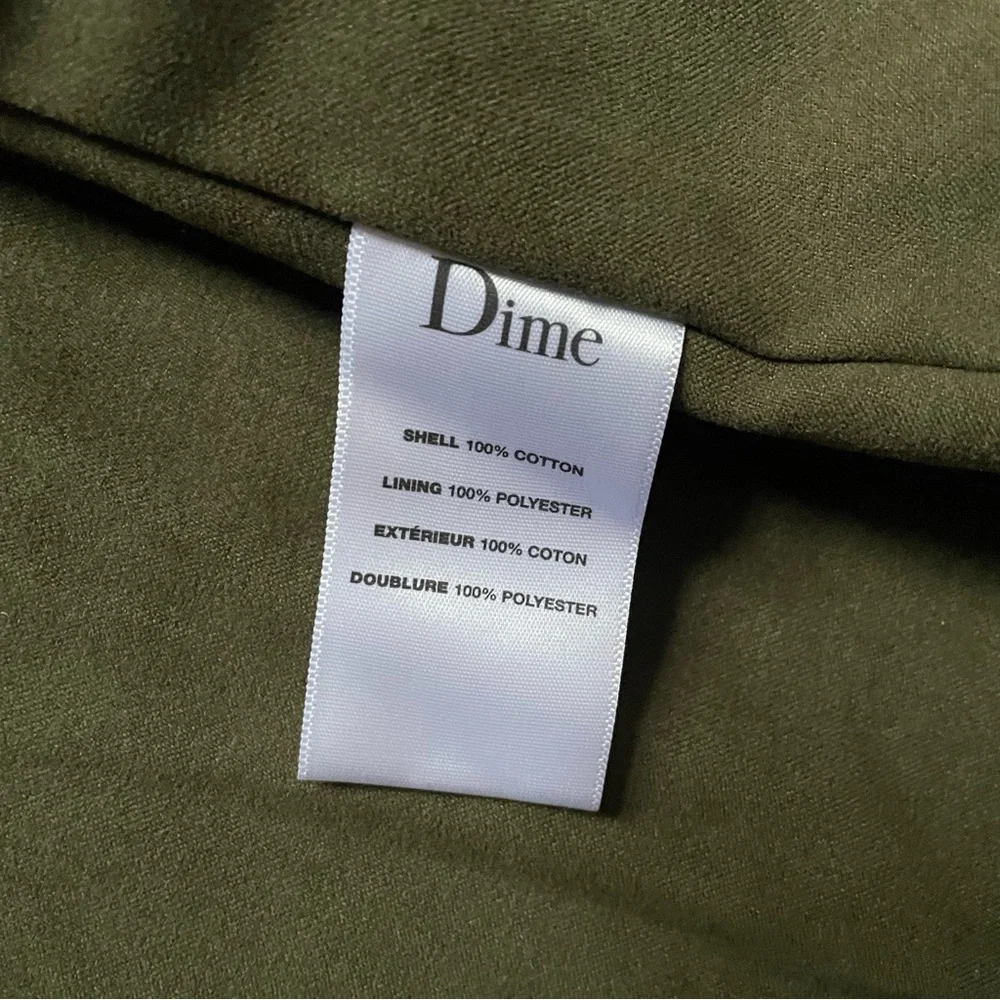 Dime Men’s Military I Know Jacket Army Green Size Large - Picture 7 of 10